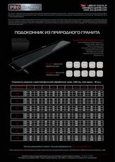 подоконник из черного природного гранита Букинского