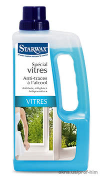 Жидкость для мытья окон и стекол Starwax 1,0 л.