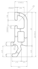 Штапік 32 мм