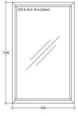 Окно глухое