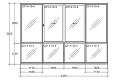 Балкон с раздвижными створками (холодный)