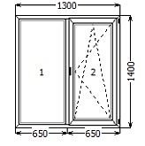 Кухонное окно KBE Optima
