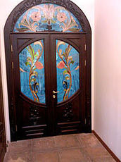 Изготовление межкомнатных дверей из дерева (сосна, ясень)