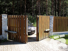 Автоматические распашные ворота