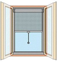 Сетки антимоскитные роллетные оконные