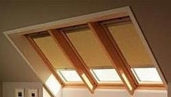 Шторы рулонные тканевые для мансардных окон