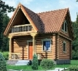 Дома из сруба (оцилиндрованного бруса), сауны, бани