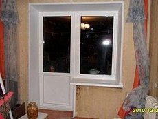 Балконный блок с откосами на Борщановке