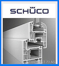 5-ти камерная оконная система Schuco Corona CT 70
