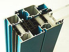 Теплые алюминиевые двери ALUTECH