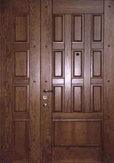 Двери входные полуторные (двойные) под заказ