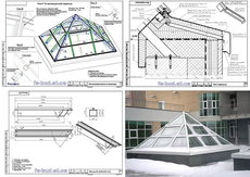 Светопрозрачные конструкции. Услуги по разработке проектов (КМ, КМД).