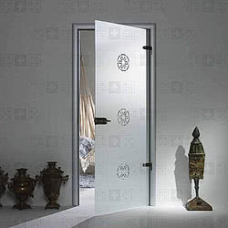 Стеклянная дверь, Дверь из стекла