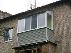 Балкон утеплённый