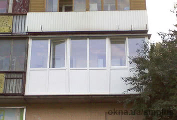 Балкон из ПВХ профиля