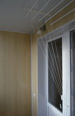 Обшивка балкона вагонкой.