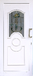 Дверь входная с витражом