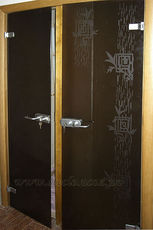 Стеклянные двери межкомнатные