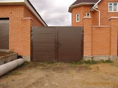 Распашные ворота 3000 на 2000 мм