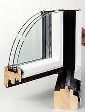 Окна дерево-алюминиевые