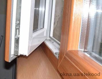 Стандартное окно (внутренняя ламинация) под ключ