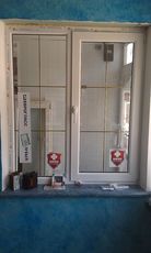 Окно со шпросом в Одессе (декоративные стеклопакеты)