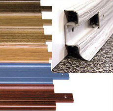 Плинтус пластиковый напольный