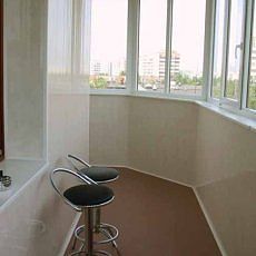 Остекление балконов или лоджий пластиковыми конструкциями Kommerling, КВЕ