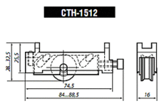 Опоры роликовые СТН-1512