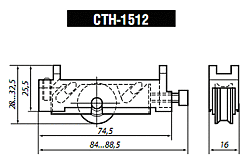 Опоры роликовые СТН-1512