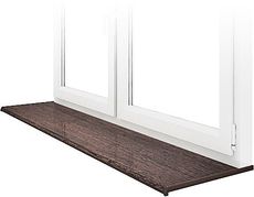 Подоконник Kraft белого цвета