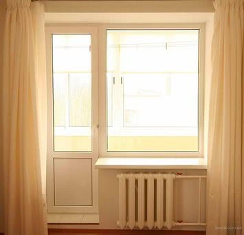 Балконный блок (Дверь+окно)