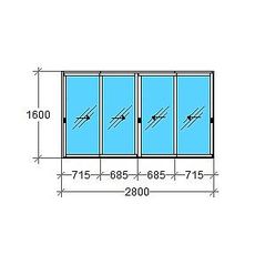Лоджия алюминиевая (раздвижная)