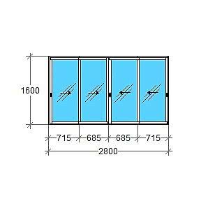 Лоджия алюминиевая (раздвижная)