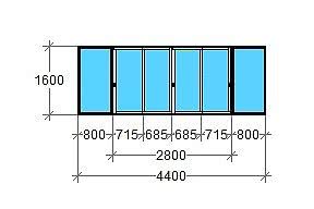 Балкон из алюминиевого профиля