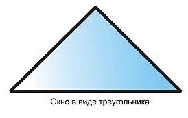 Треугольное окно