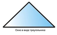 Окно треугольное