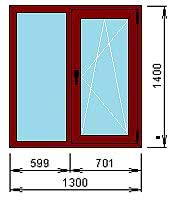 Окно ламинированное двухкамерным энергосберегающим стеклопакетом Окно ламинированное двухкамерным энергосберегающим стеклопакетом