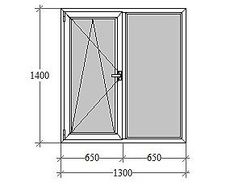 Окна с матовым стеклопакетом