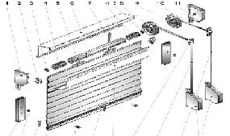 Защитные роллеты, белые