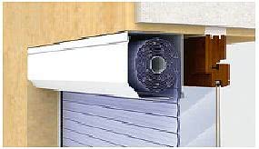 Защитные роллеты с монтажом. Коричневый