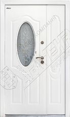 Двери со стеклом входные бронированные - Izumrud 2018