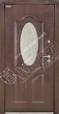 Двери со стеклом входные металлические двери - Izumrud 20-2
