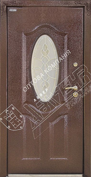 Двери со стеклом входные металлические двери - Izumrud 20-2 Двери со стеклом входные металлические двери - Izumrud 20-2