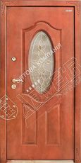 Двери со стеклом входные бронированные двери - Izumrud 26-2