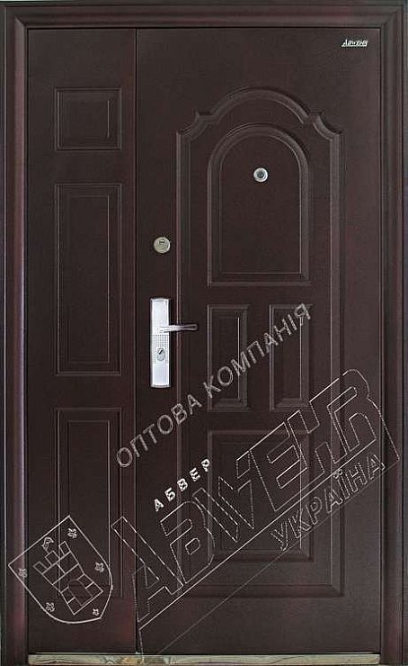 Двери полуторные входные металлические бронированные двери - Burgen C-2027 Двери полуторные входные металлические бронированные двери - Burgen C-2027