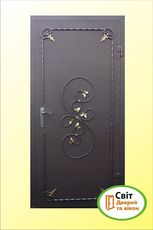 Входные, бронированные двери – с порошковым покрасом