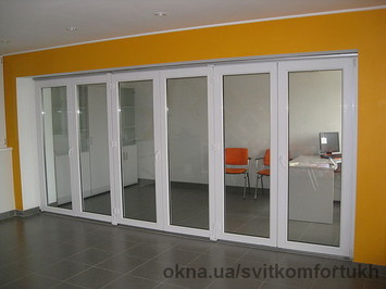 двери раздвижные - гармошка