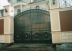 ворота кованные автоматические