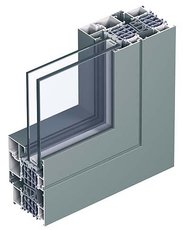 Очень теплое окно Reynaers CS 86 HI 1000х1500 мм с двухкамерным энергосберегающим стеклопакетом